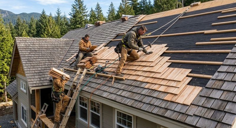 Cedar Roof Installation in Fredericksburg, VA