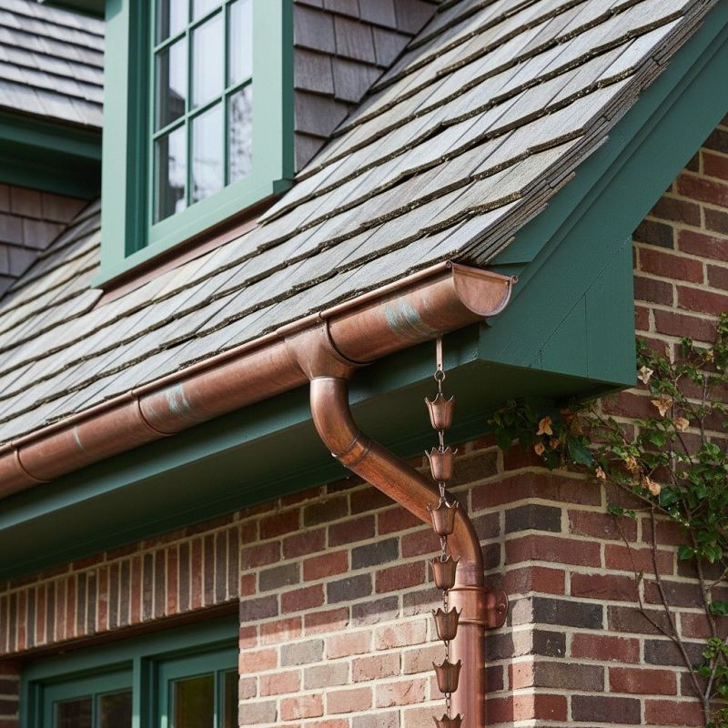 Copper Rain Gutter Service in Clarksville, TN